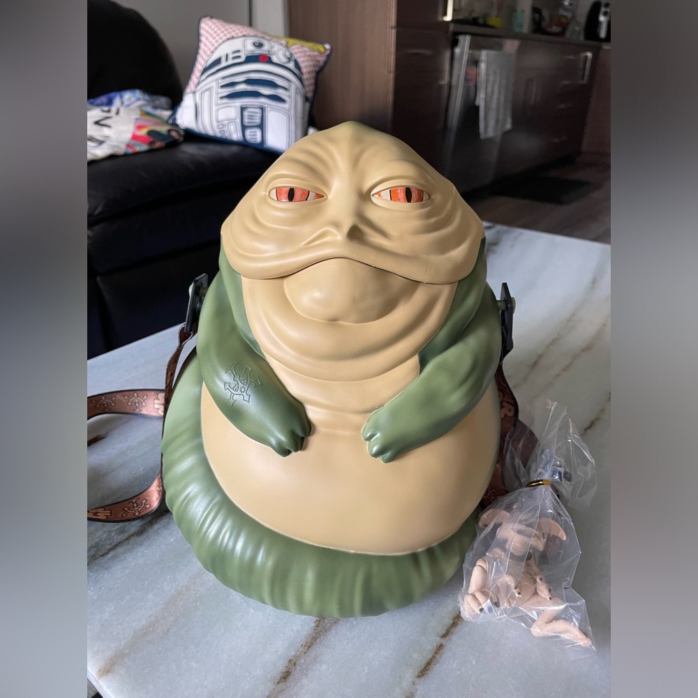 NWT Jabba the hut popcorn bucket Disneyland